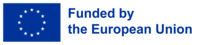 Logo mit Schriftzug "Funded by the EU" (gefördert von der EU)