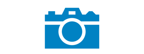 Icon, blau, Fotokamera