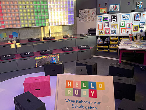 Workshopraum des Kids Digilab. 