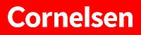 Logo von Cornelsen: "Cornelsen" als weißer, Schriftzug vor rotem Hintergrund