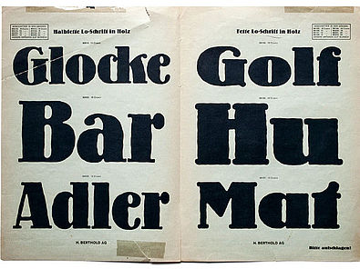 Schriftmuster, halbfette Lo-Schrift
